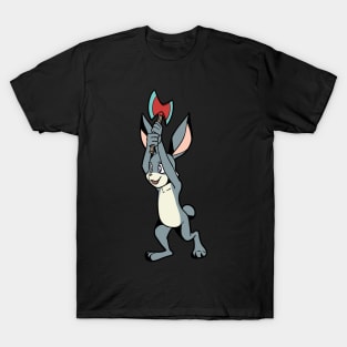 Axe throwing bunny - axe throwing T-Shirt